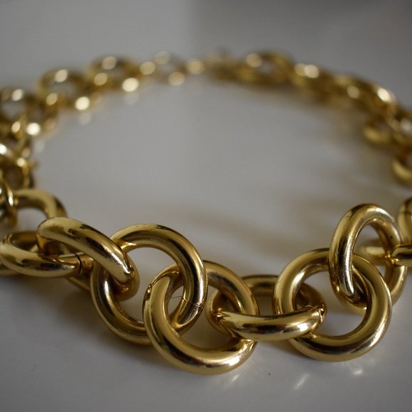 JCrew Gold Chain Statement Necklace | Brand New Condition - Picture 2 of 5